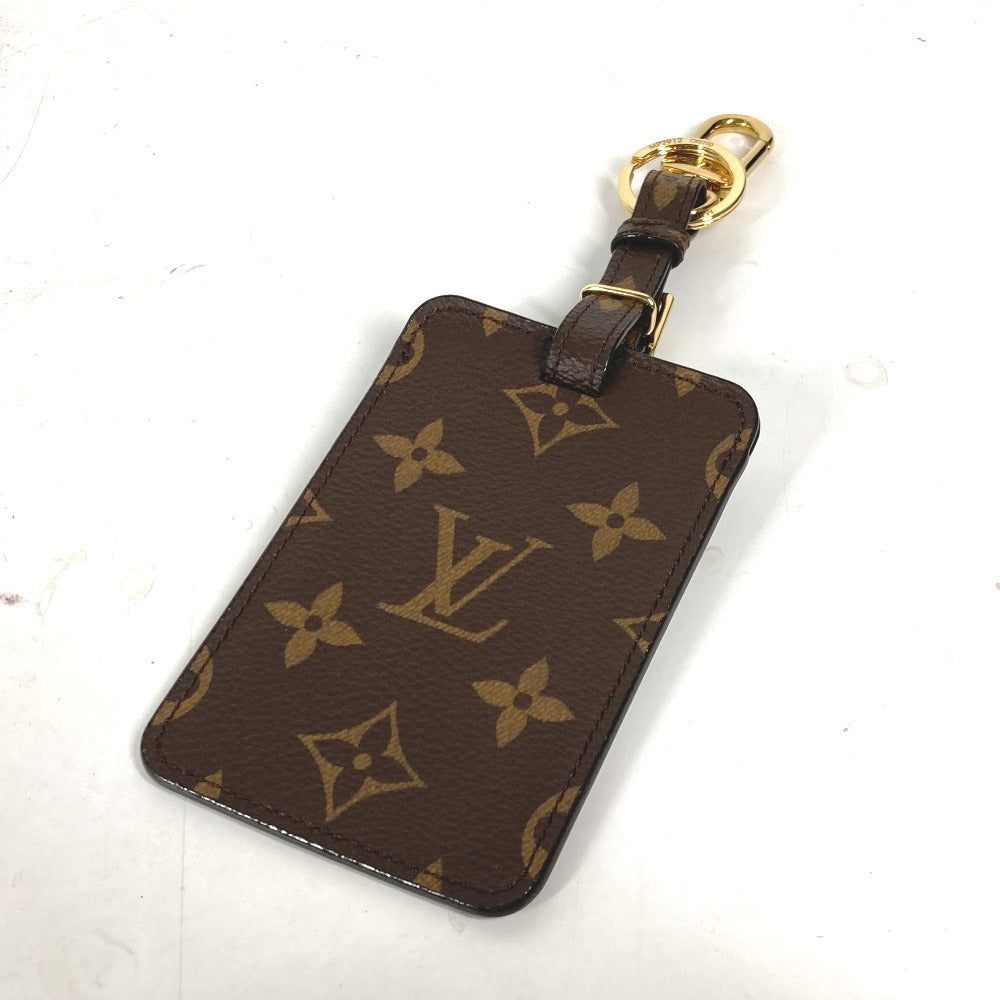 LOUIS VUITTON MP2912 モノグラム ビジュー サック タグ・ゲーム・オン カード バッグチャーム キーホルダー モノグラムキャンバス レディース ブラウン