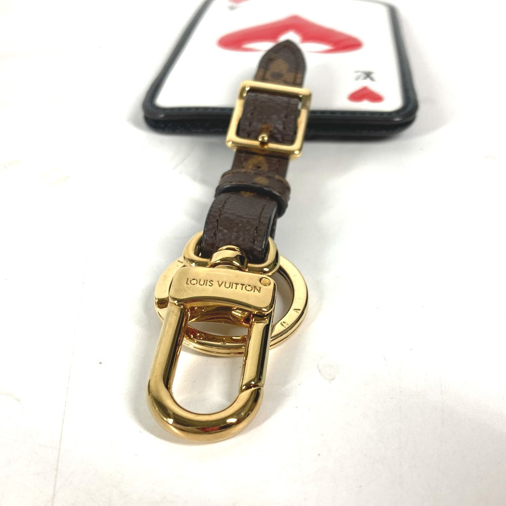 LOUIS VUITTON MP2912 モノグラム ビジュー サック タグ・ゲーム・オン カード バッグチャーム キーホルダー モノグラムキャンバス レディース ブラウン