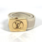 LOUIS VUITTON M6973W サンチュール フォーチューン モノグラム ガチャベルト ベルト キャンバス/レザー ユニセックス ホワイト - brandshop-reference