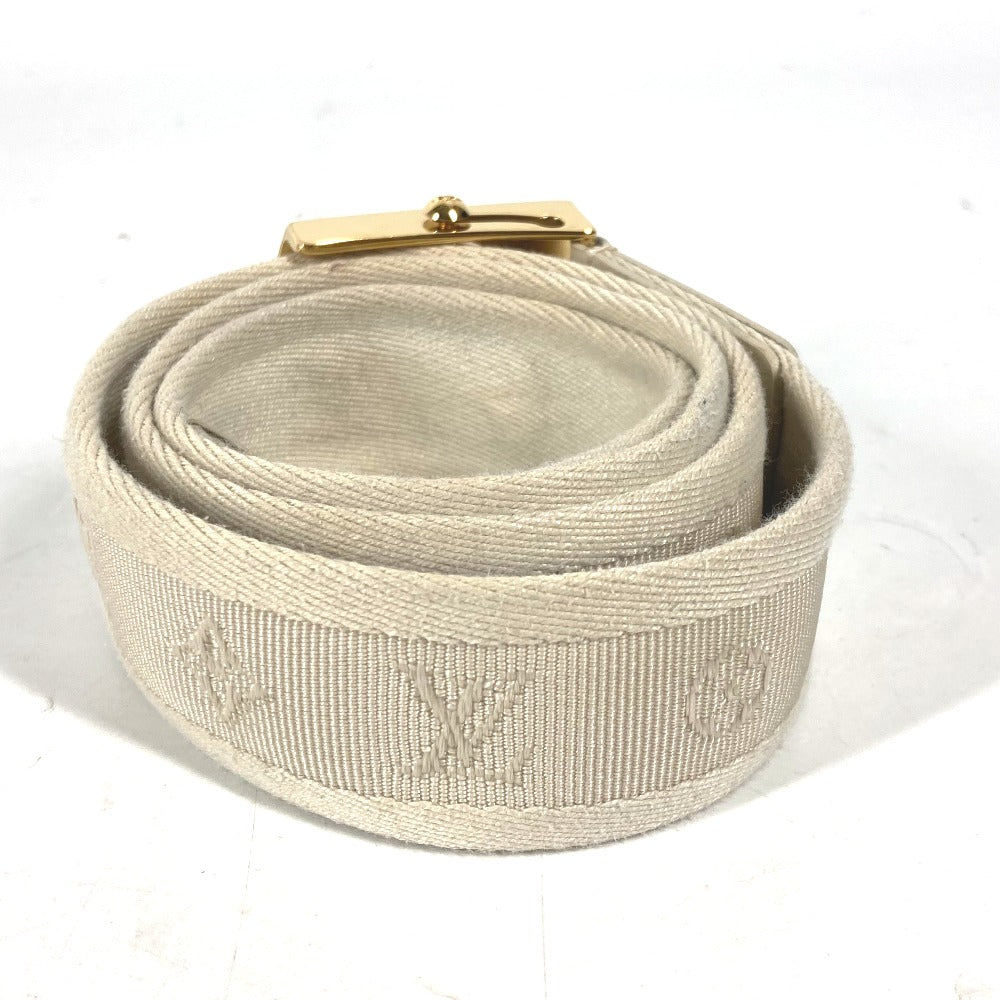 LOUIS VUITTON M6973W サンチュール フォーチューン モノグラム ガチャベルト ベルト キャンバス/レザー ユニセックス ホワイト - brandshop-reference