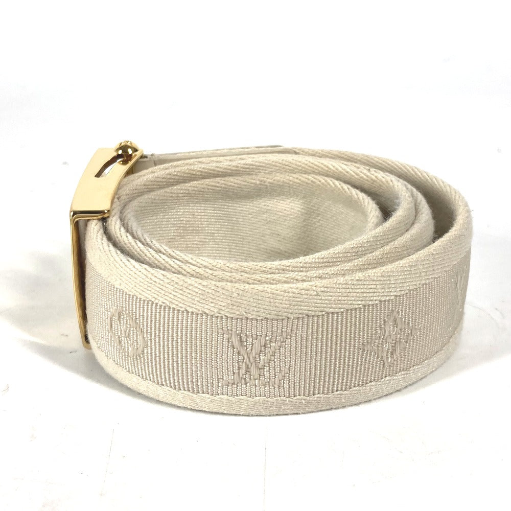 LOUIS VUITTON M6973W サンチュール フォーチューン モノグラム ガチャベルト ベルト キャンバス/レザー ユニセックス ホワイト - brandshop-reference