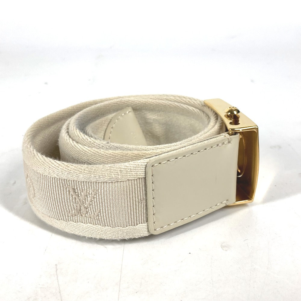 LOUIS VUITTON M6973W サンチュール フォーチューン モノグラム ガチャベルト ベルト キャンバス/レザー ユニセックス ホワイト - brandshop-reference