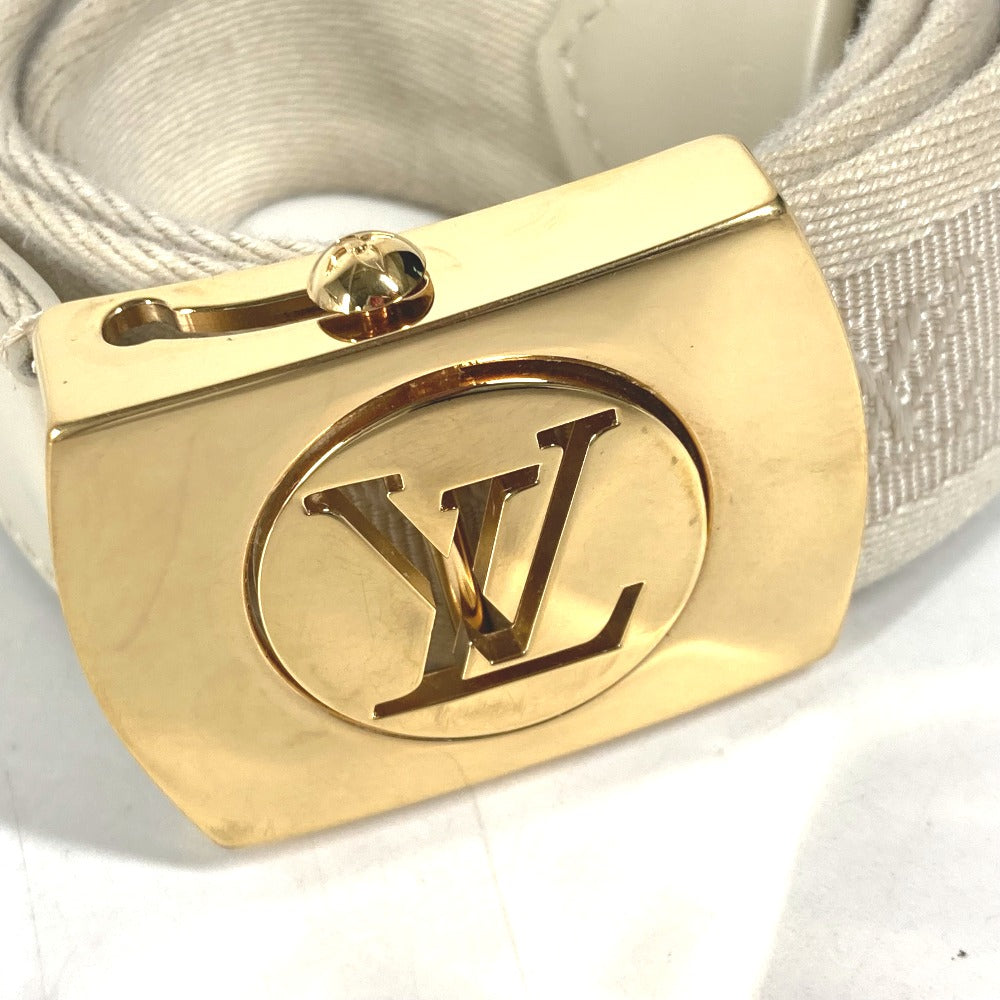 LOUIS VUITTON M6973W サンチュール フォーチューン モノグラム ガチャベルト ベルト キャンバス/レザー ユニセックス ホワイト - brandshop-reference