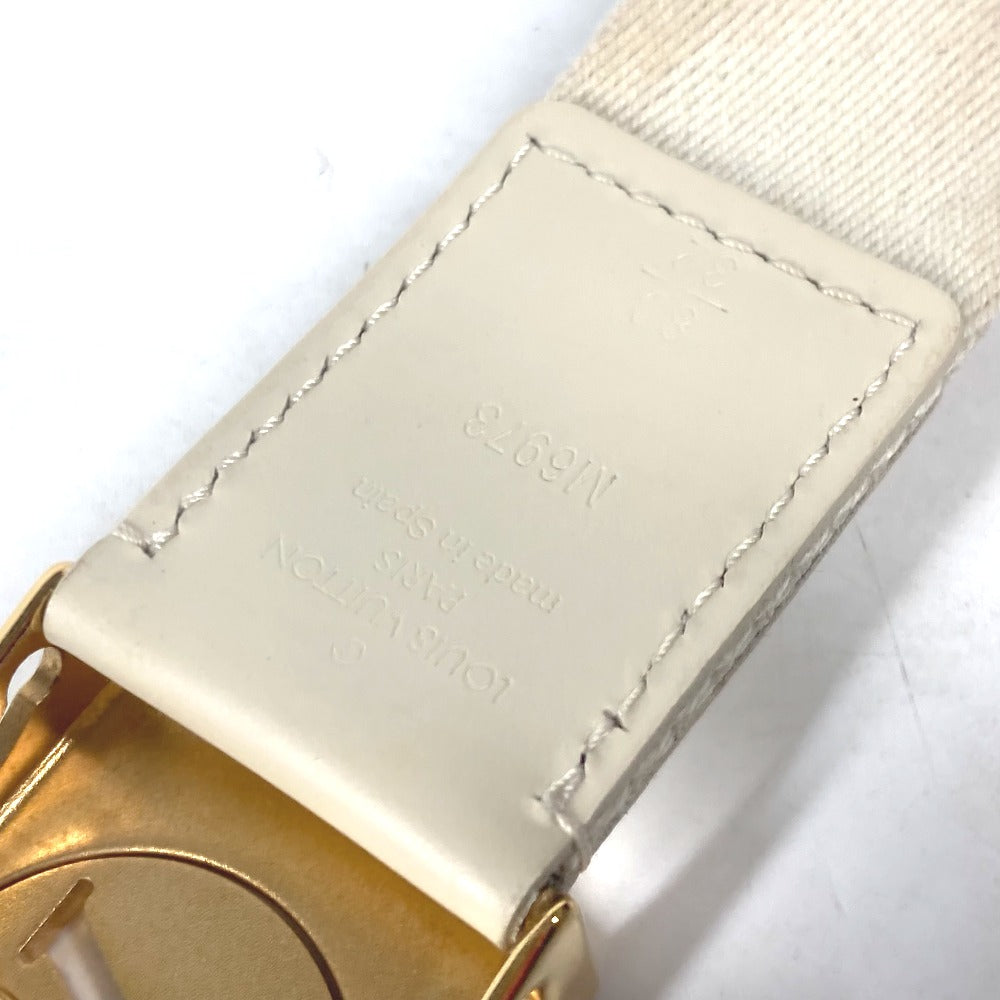 LOUIS VUITTON M6973W サンチュール フォーチューン モノグラム ガチャベルト ベルト キャンバス/レザー ユニセックス ホワイト - brandshop-reference