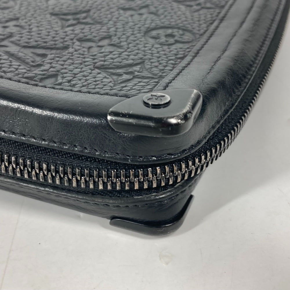 LOUIS VUITTON M68986 モノグラム ソフトトランク クラッチ カバン 長財布 ポーチ クラッチバッグ トリヨンレザー ユニセックス ブラック
