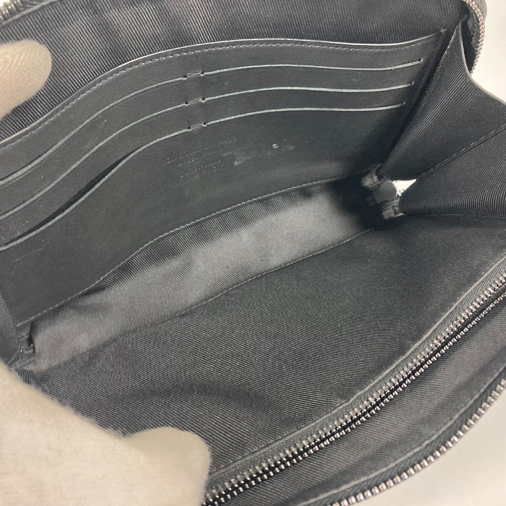 LOUIS VUITTON M68986 モノグラム ソフトトランク クラッチ カバン 長財布 ポーチ クラッチバッグ トリヨンレザー ユニセックス ブラック