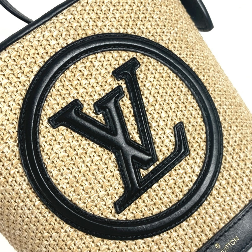 LOUIS VUITTON M59961 プティ バケット 2WAYバッグ 斜め掛け カバン ハンドバッグ ショルダーバッグ ラフィア レディース ノワール ブラック - brandshop-reference