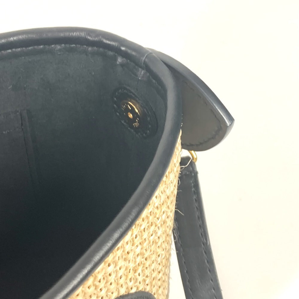 LOUIS VUITTON M59961 プティ バケット 2WAYバッグ 斜め掛け カバン ハンドバッグ ショルダーバッグ ラフィア レディース ノワール ブラック - brandshop-reference