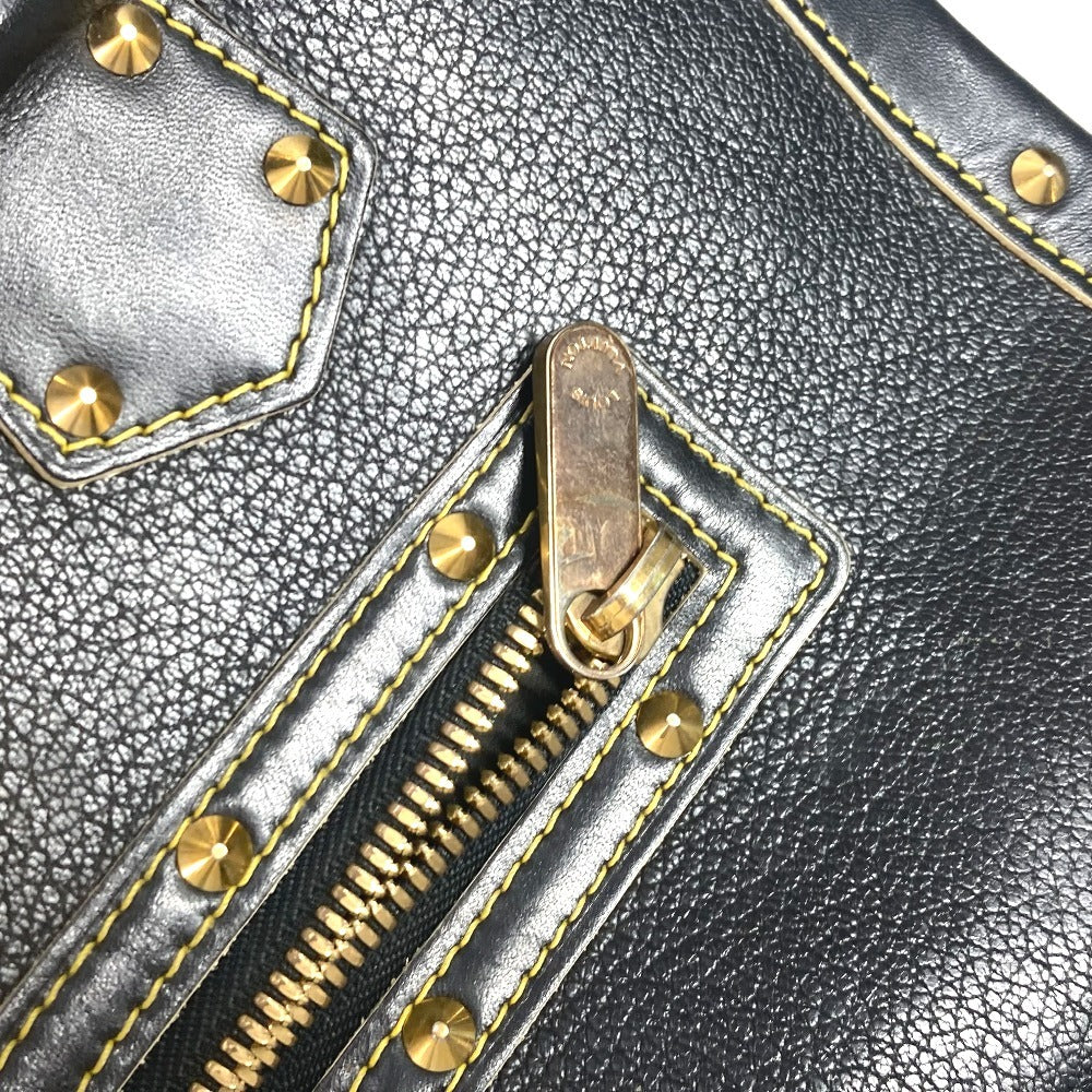 LOUIS VUITTON M91812 スハリ ファビュロー　スタッズ 肩掛け カバン トートバッグ ショルダーバッグ トートバッグ スハリレザー レディース ブラック