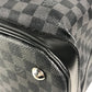 Louis Vuitton N41161 Damier Graphite Grimo Travel Bag Travel Bag Handbag Bag Boston Bag Damier Graphite Canvas Lelaki Hitam