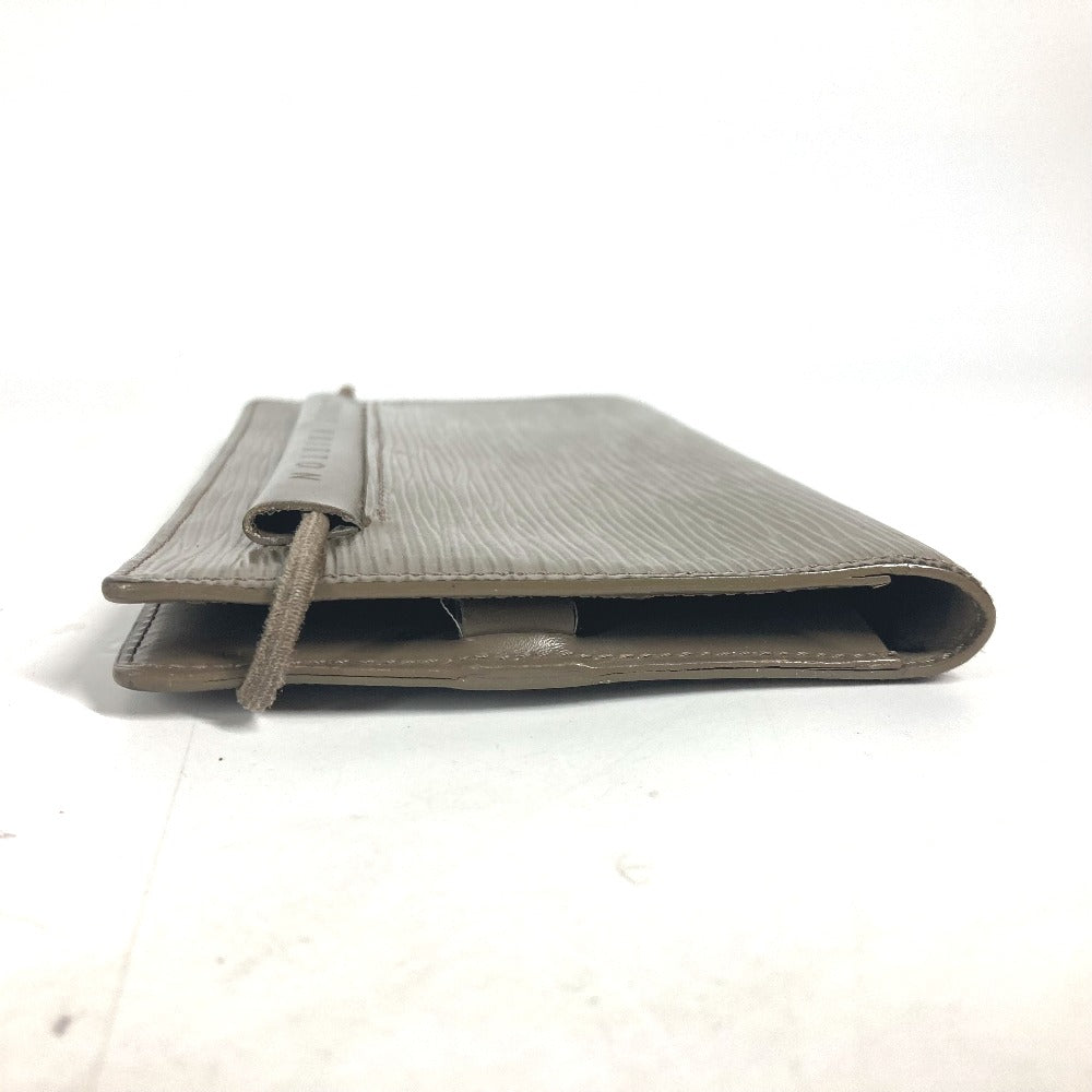 LOUIS VUITTON R2018C エピ アジェンダ オリゾンタル エラスティック システム手帳 ステーショナリー 2つ折り  手帳カバー エピレザー ユニセックス グレージュ - brandshop-reference