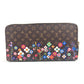 LOUIS VUITTON M14162 LV × TM Monogram Japan Limited Takashi Murakami Zippy Wallet Long Wallet Round Zipper Long Wallet Monogram Canvas Unisex Brown