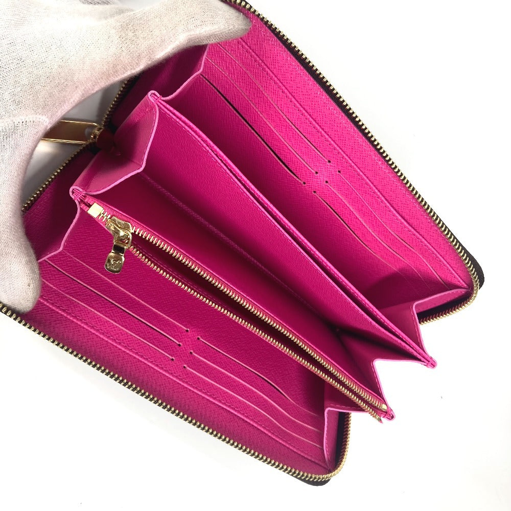 LOUIS VUITTON M14162 LV × TM Monogram Japan Limited Takashi Murakami Zippy Wallet Long Wallet Round Zipper Long Wallet Monogram Canvas Unisex Brown