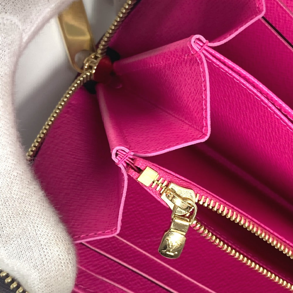 LOUIS VUITTON M14162 LV × TM Monogram Japan Limited Takashi Murakami Zippy Wallet Long Wallet Round Zipper Long Wallet Monogram Canvas Unisex Brown