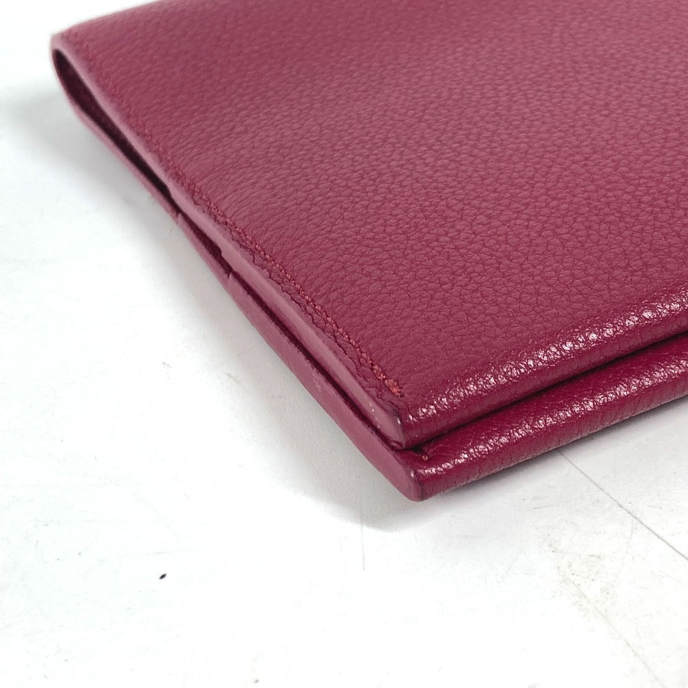 LOUIS VUITTON ロゴ ブックカバー 本 ステーショナリー ケース ノートカバー レザー レディース パープル系 - brandshop-reference