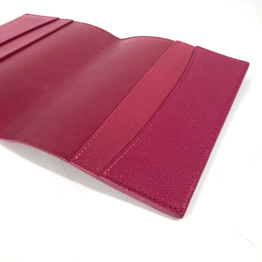 LOUIS VUITTON ロゴ ブックカバー 本 ステーショナリー ケース ノートカバー レザー レディース パープル系 - brandshop-reference