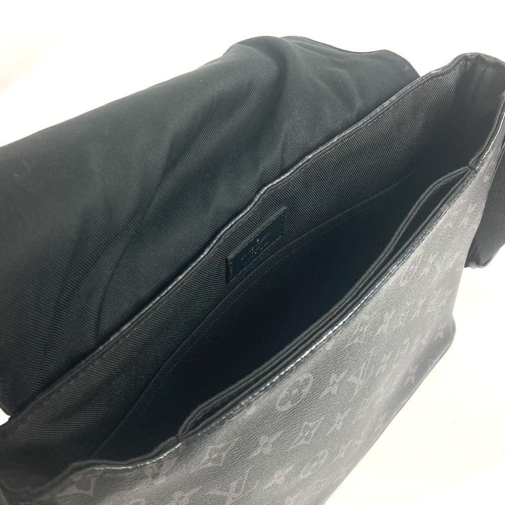 LOUIS VUITTON M45272 モノグラムエクリプス ディストリクトPM カバン フラップ 斜め掛け ショルダーバッグ モノグラムエクリプスキャンバス ユニセックス ブラック - brandshop-reference
