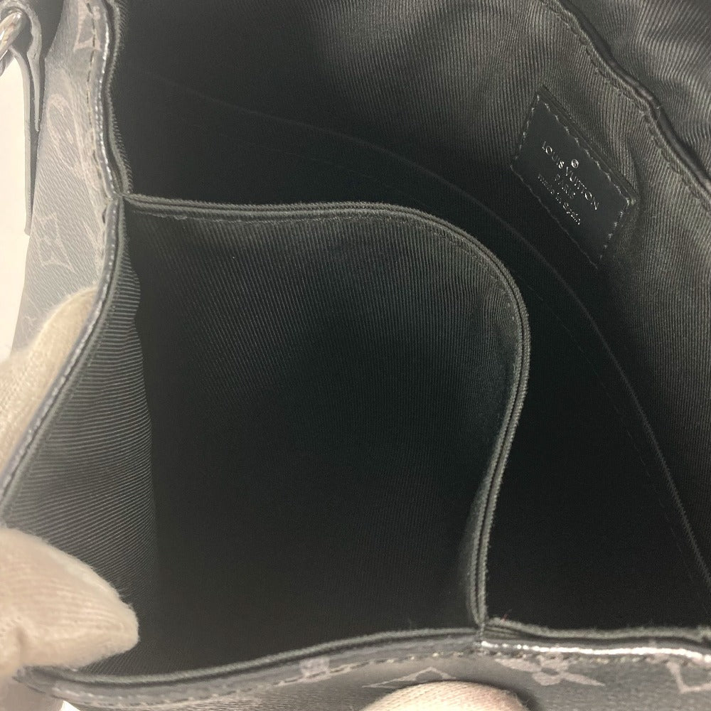 LOUIS VUITTON M45272 モノグラムエクリプス ディストリクトPM カバン フラップ 斜め掛け ショルダーバッグ モノグラムエクリプスキャンバス ユニセックス ブラック - brandshop-reference