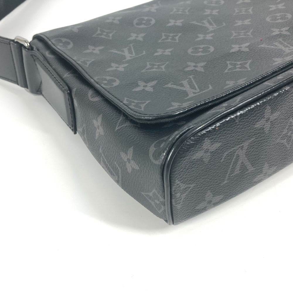 LOUIS VUITTON M45272 モノグラムエクリプス ディストリクトPM カバン フラップ 斜め掛け ショルダーバッグ モノグラムエクリプスキャンバス ユニセックス ブラック - brandshop-reference