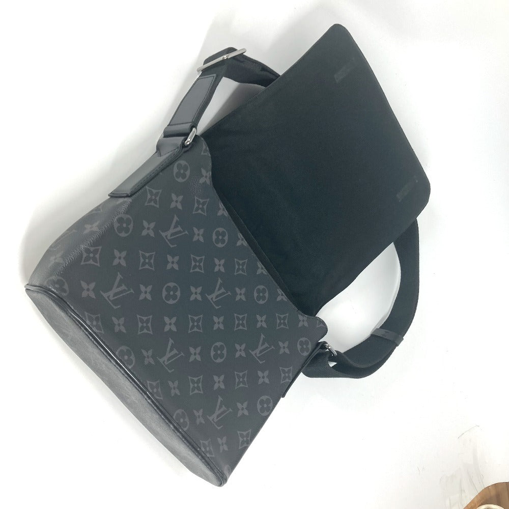 LOUIS VUITTON M45272 モノグラムエクリプス ディストリクトPM カバン フラップ 斜め掛け ショルダーバッグ モノグラムエクリプスキャンバス ユニセックス ブラック - brandshop-reference