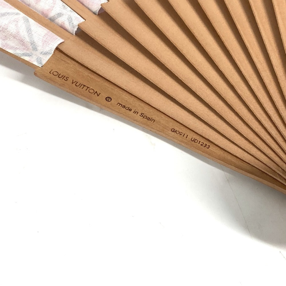 LOUIS VUITTON GI0911 LV バイザプール エヴァンタイユ 扇子 インテリア 雑貨 コットン レディース ピンク - brandshop-reference