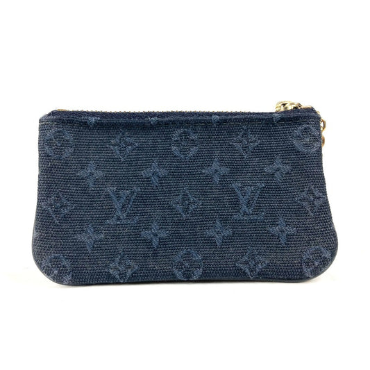 LOUIS VUITTON M92436 モノグラムミニラン ポシェット クレ 財布 小銭入れ キーリング付き コインケース モノグラムミニランキャンバス ユニセックス TSTブルー ブルー