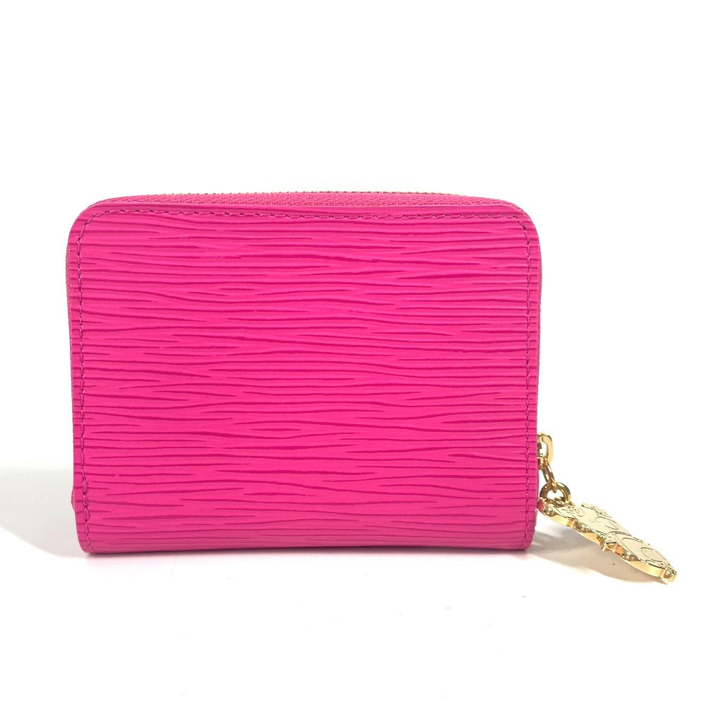 Louis Vuitton M14144 Jepun Limited Epi Takashi Murakami Lv × Tm Zippy Coin Purse Wallet Coin Purse Round Zipper Coin Case Epi Ladies Ladies Cute Pink Pink Pink Pink Pink Pink