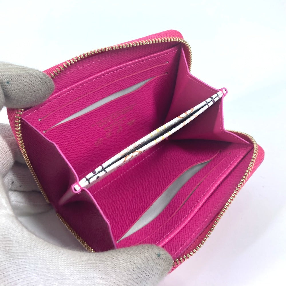 Louis Vuitton M14144 Jepun Limited Epi Takashi Murakami Lv × Tm Zippy Coin Purse Wallet Coin Purse Round Zipper Coin Case Epi Ladies Ladies Cute Pink Pink Pink Pink Pink Pink