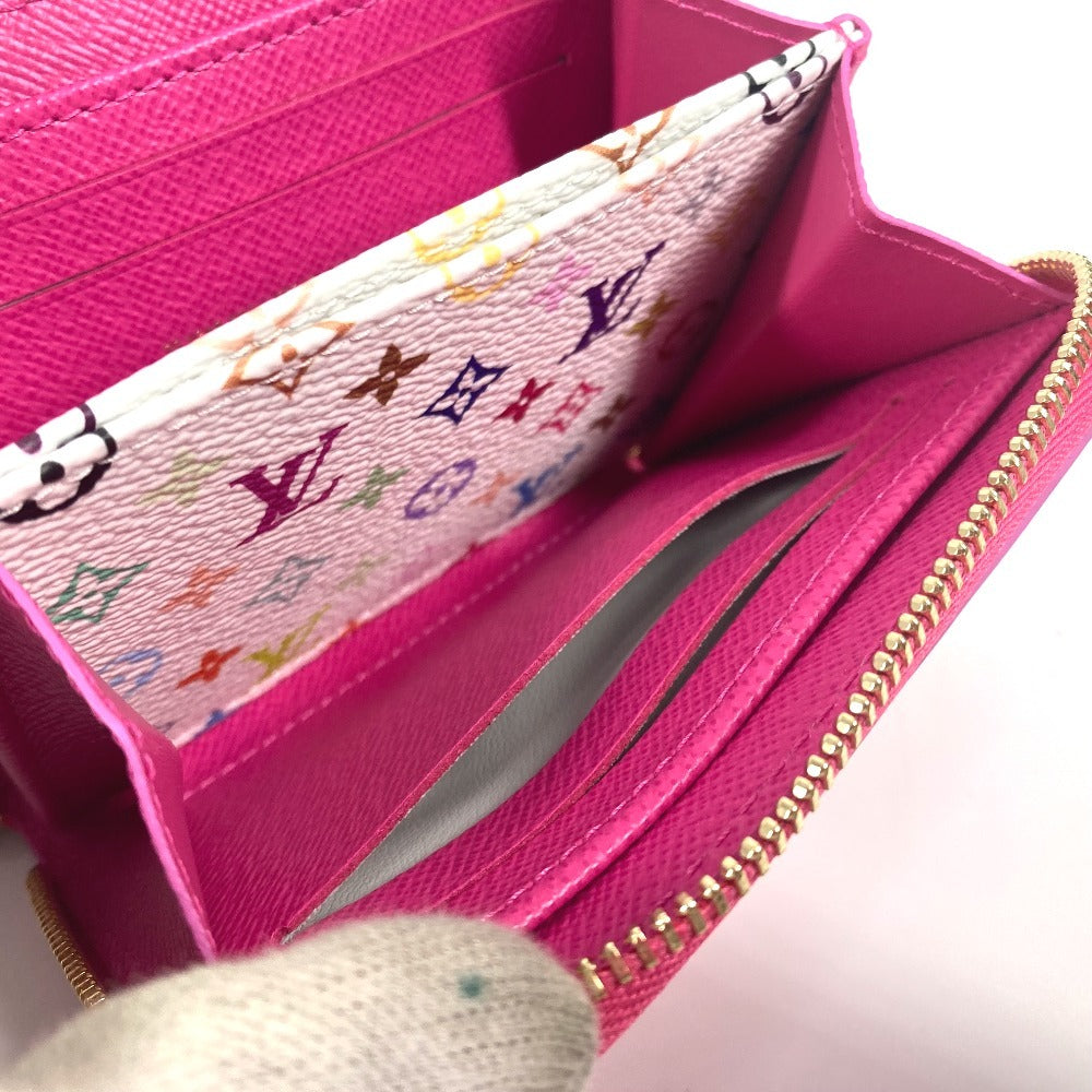 Louis Vuitton M14144 Jepun Limited Epi Takashi Murakami Lv × Tm Zippy Coin Purse Wallet Coin Purse Round Zipper Coin Case Epi Ladies Ladies Cute Pink Pink Pink Pink Pink Pink