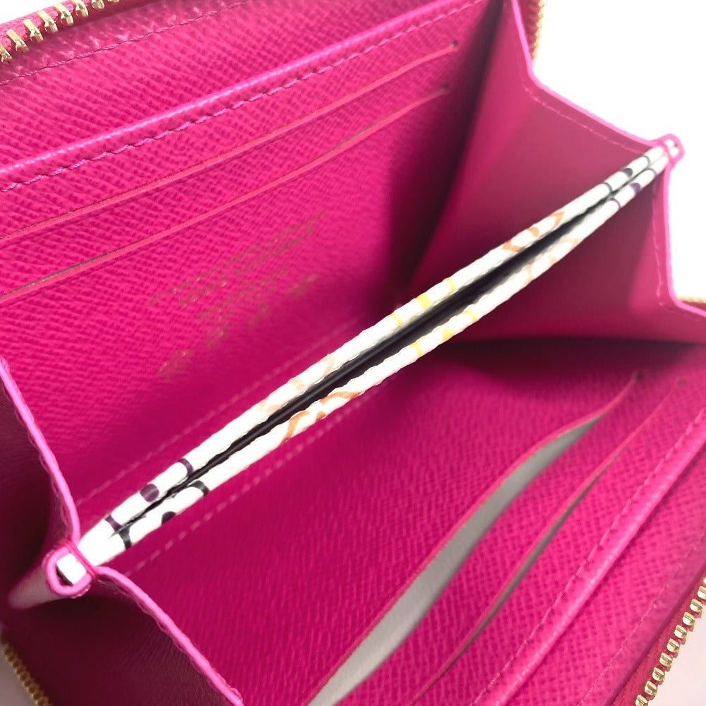 Louis Vuitton M14144 Jepun Limited Epi Takashi Murakami Lv × Tm Zippy Coin Purse Wallet Coin Purse Round Zipper Coin Case Epi Ladies Ladies Cute Pink Pink Pink Pink Pink Pink