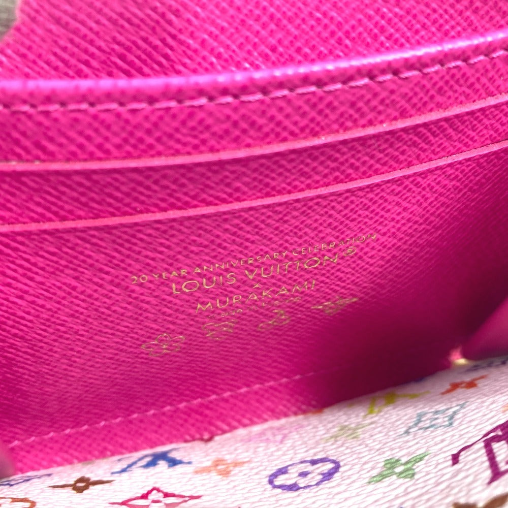 Louis Vuitton M14144 Jepun Limited Epi Takashi Murakami Lv × Tm Zippy Coin Purse Wallet Coin Purse Round Zipper Coin Case Epi Ladies Ladies Cute Pink Pink Pink Pink Pink Pink