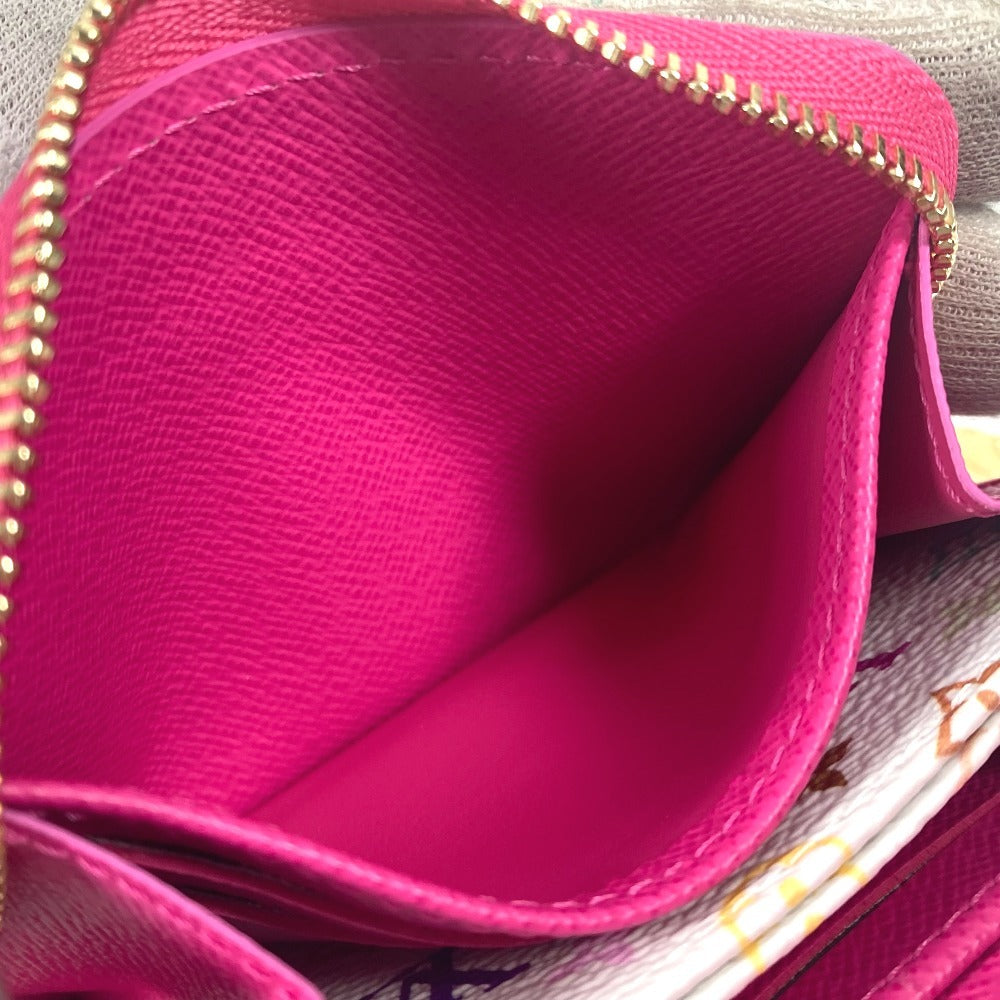 Louis Vuitton M14144 Jepun Limited Epi Takashi Murakami Lv × Tm Zippy Coin Purse Wallet Coin Purse Round Zipper Coin Case Epi Ladies Ladies Cute Pink Pink Pink Pink Pink Pink