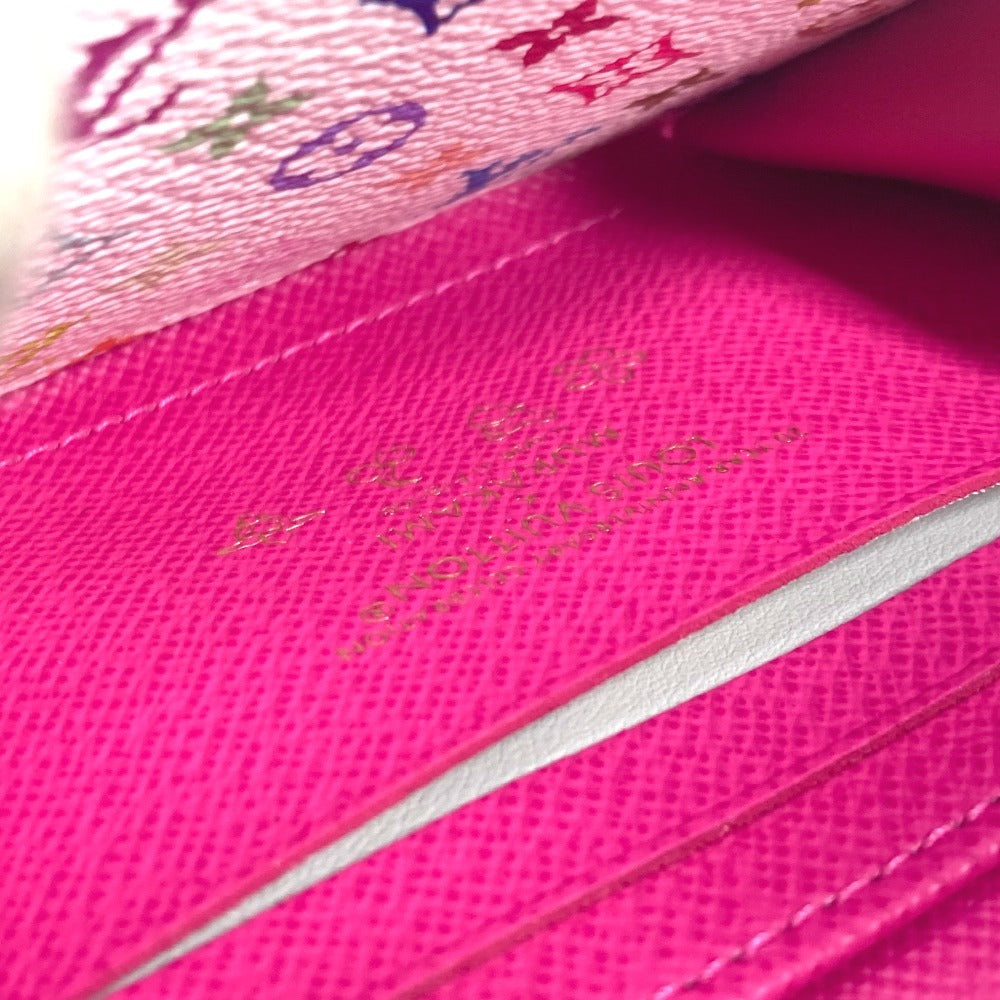 Louis Vuitton M14144 Jepun Limited Epi Takashi Murakami Lv × Tm Zippy Coin Purse Wallet Coin Purse Round Zipper Coin Case Epi Ladies Ladies Cute Pink Pink Pink Pink Pink Pink