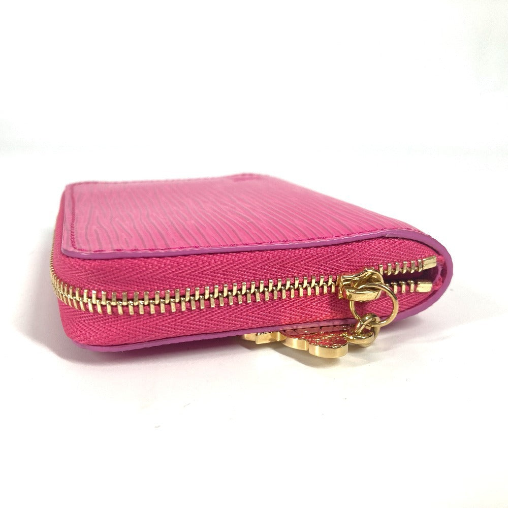 Louis Vuitton M14144 Jepun Limited Epi Takashi Murakami Lv × Tm Zippy Coin Purse Wallet Coin Purse Round Zipper Coin Case Epi Ladies Ladies Cute Pink Pink Pink Pink Pink Pink