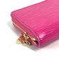 Louis Vuitton M14144 Jepun Limited Epi Takashi Murakami Lv × Tm Zippy Coin Purse Wallet Coin Purse Round Zipper Coin Case Epi Ladies Ladies Cute Pink Pink Pink Pink Pink Pink