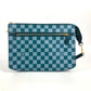 LOUIS VUITTON N41310 ダミエカラー モジュール 2WAYバッグ クラッチバッグ カバン セカンドバッグ ショルダーバッグ PVC/レザー ユニセックス シアン グリーン - brandshop-reference