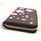 LOUIS VUITTON M13433 村上隆 モノグラム LV × TM ジッピー・ウォレット チェリーブロッサム  桜 ラウンドファスナー 長財布 モノグラムキャンバス レディース ブラウン - brandshop-reference
