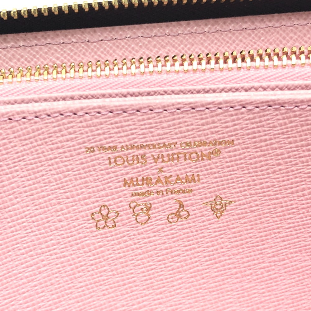 LOUIS VUITTON M13433 Murakami Takashi Monogram LV x TM Zippy Wallet Cherry Blossom Long Wallet Wallet Long Wallet MonogramCanvas Brown/GoldHardware Used
