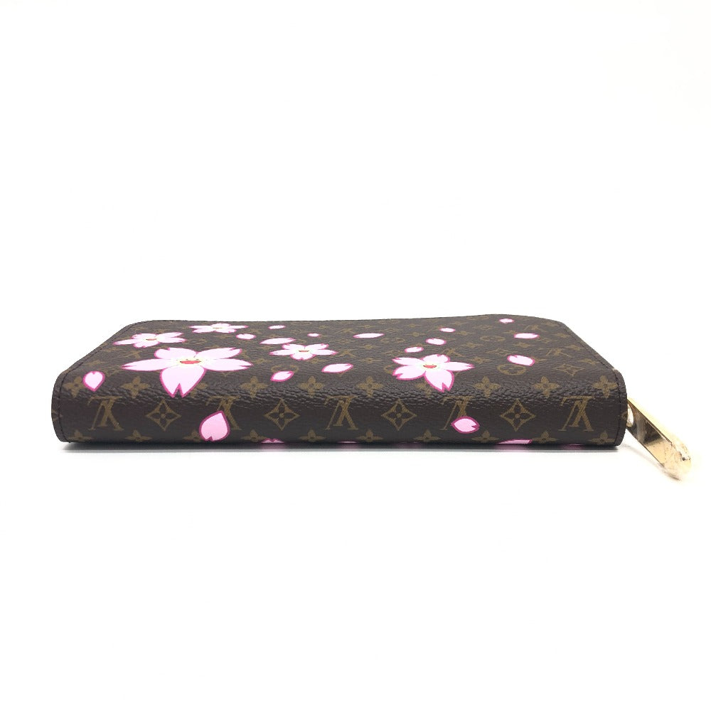 LOUIS VUITTON M13433 Murakami Takashi Monogram LV x TM Zippy Wallet Cherry Blossom Long Wallet Wallet Long Wallet MonogramCanvas Brown/GoldHardware Used