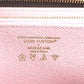 LOUIS VUITTON M13433 무라카미 타카시 모노그램 LV × TM 지피 지갑 장 지갑 벚꽃 장 지갑 모노그램 캔버스 여성 브라운