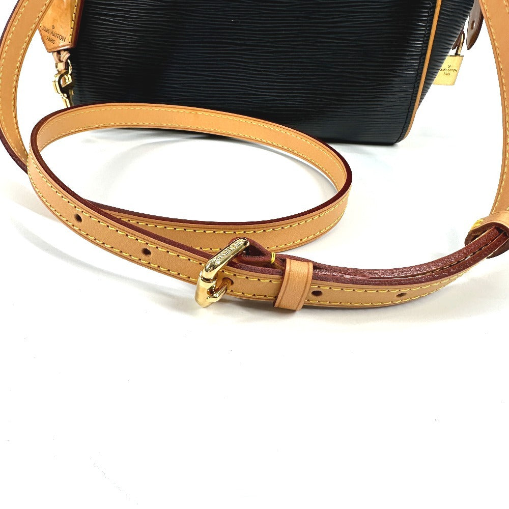 LOUIS VUITTON M93248 エピ ドッグBB 2WAYバッグ ミニボストンバッグ ハンドバッグ カバン ショルダーバッグ エピレザー レディース ノワール ブラック - brandshop-reference