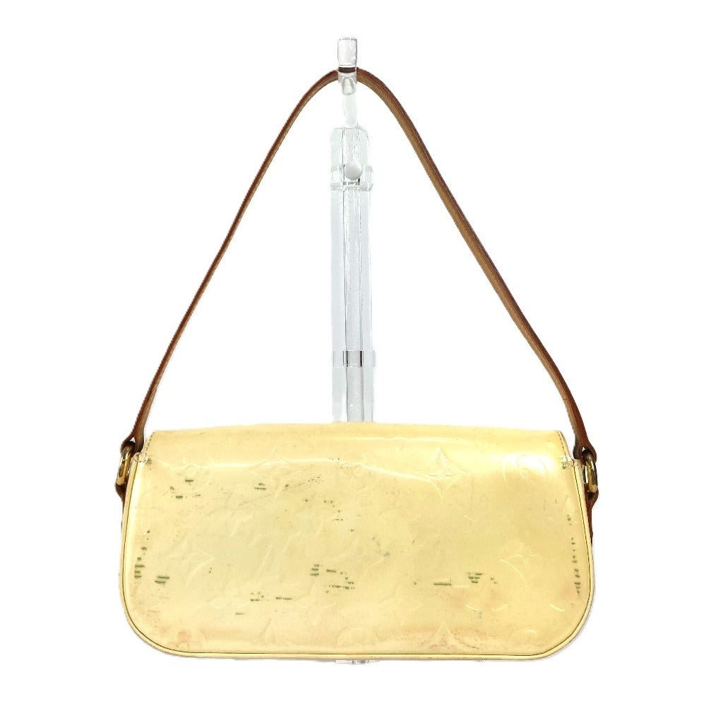 LOUIS VUITTON M91507 モノグラムヴェルニ マリブストリート フラップ カバン 肩掛け ショルダーバッグ モノグラムヴェルニ レディース ペルル ホワイト - brandshop-reference
