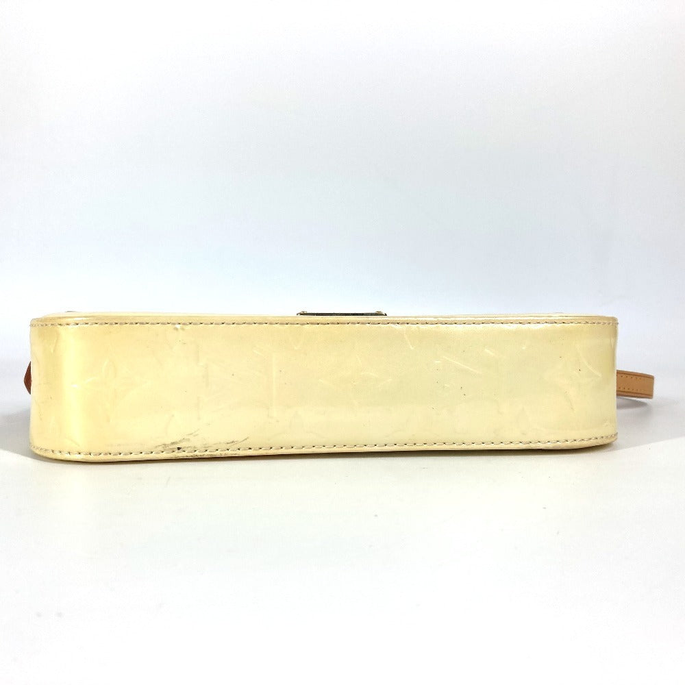 LOUIS VUITTON M91507 モノグラムヴェルニ マリブストリート フラップ カバン 肩掛け ショルダーバッグ モノグラムヴェルニ レディース ペルル ホワイト - brandshop-reference