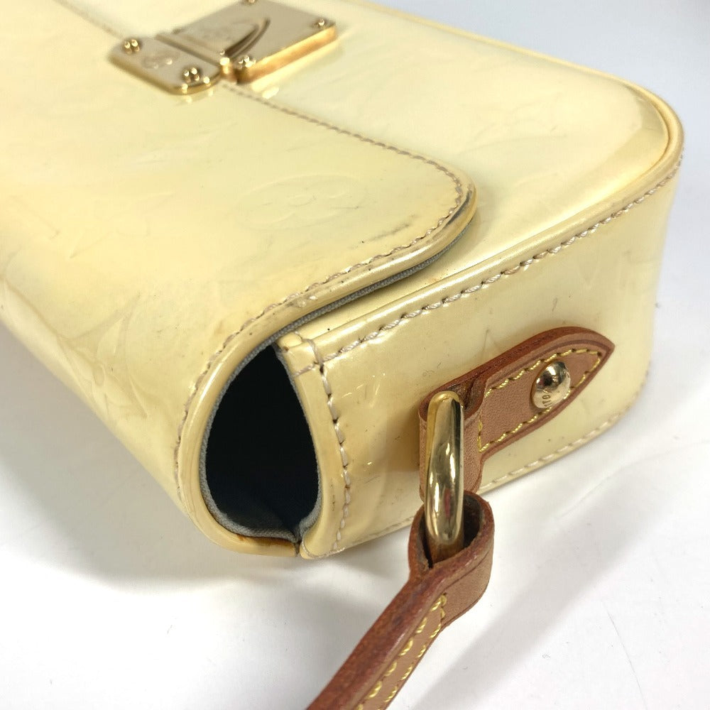 LOUIS VUITTON M91507 モノグラムヴェルニ マリブストリート フラップ カバン 肩掛け ショルダーバッグ モノグラムヴェルニ レディース ペルル ホワイト - brandshop-reference