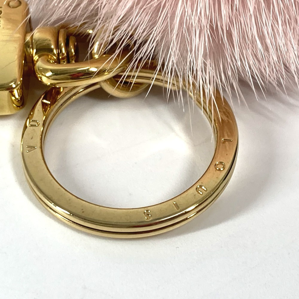 LOUIS VUITTON M68450 ビジューサック・ワイルドファー バッグチャーム キーホルダー ファー レディース ピンク - brandshop-reference