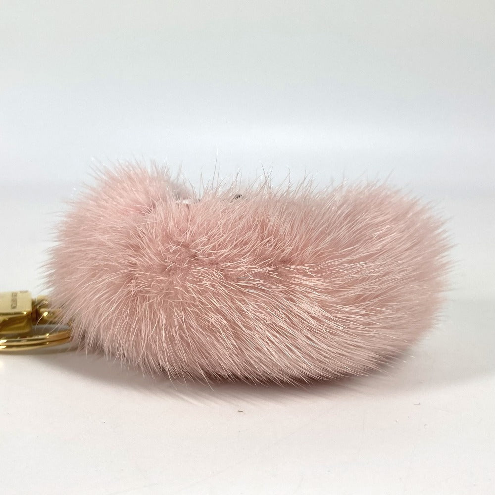 LOUIS VUITTON M68450 ビジューサック・ワイルドファー バッグチャーム キーホルダー ファー レディース ピンク - brandshop-reference