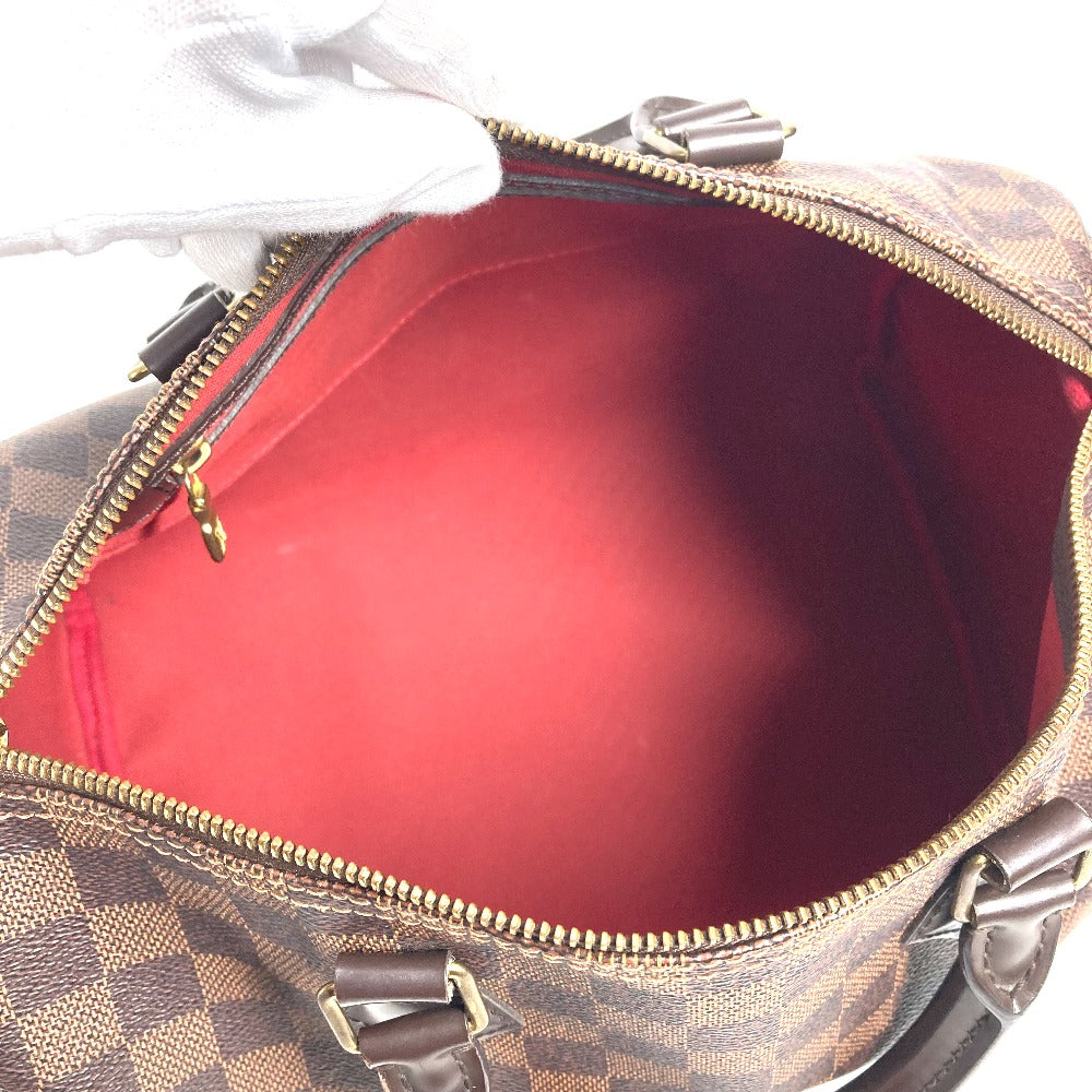 LOUIS VUITTON N41364 ダミエ スピーディ30 ミニボストンバッグ カバン ハンドバッグ ダミエキャンバス レディース エベヌ ブラウン - brandshop-reference