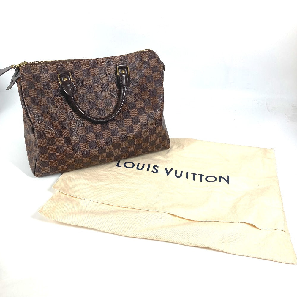 LOUIS VUITTON N41364 ダミエ スピーディ30 ミニボストンバッグ カバン ハンドバッグ ダミエキャンバス レディース エベヌ ブラウン - brandshop-reference