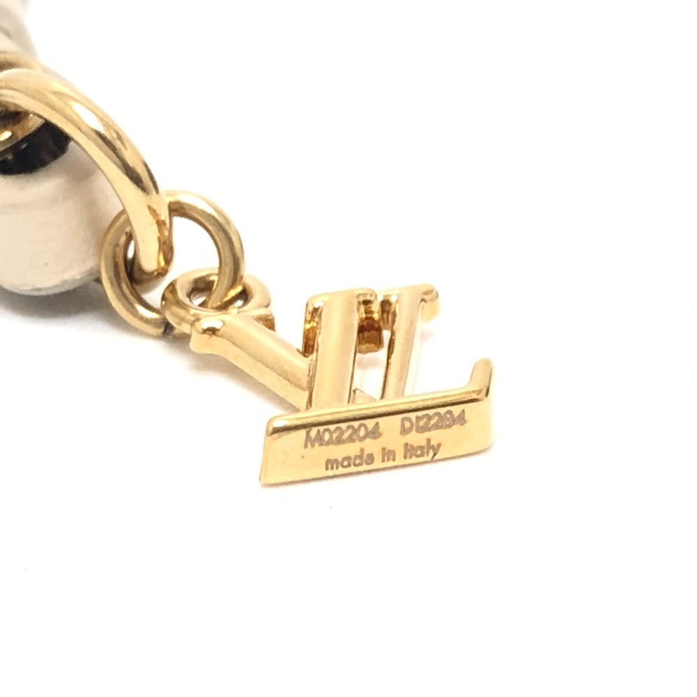 LOUIS VUITTON M02204 バッグチャーム・ミニ ヴィヴィエンヌ ネックストラップ アクセサリー ストラップ キーホルダー GP/レザー レディース ホワイト - brandshop-reference