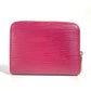 LOUIS VUITTON M60383 エピ ジッピー コインパース 財布 小銭入れ ラウンドファスナー コインケース エピレザー レディース フューシャ ピンク - brandshop-reference
